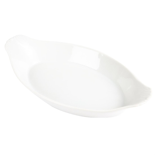 Olympia Whiteware Oval Eared Dish - 289mm (Box of 6) - W411