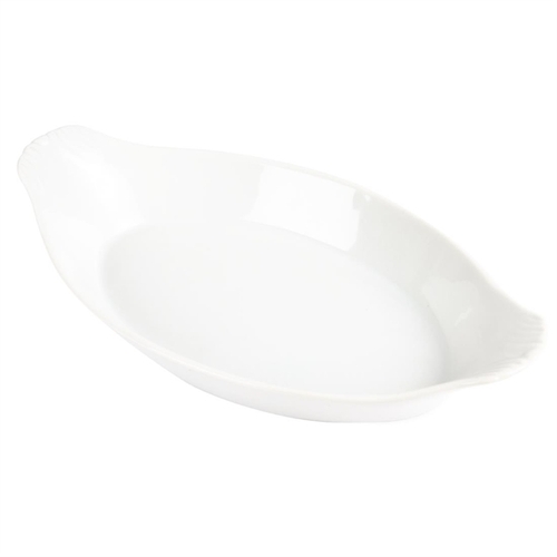 Olympia Whiteware Oval Eared Dish 289mm (Box of 6)