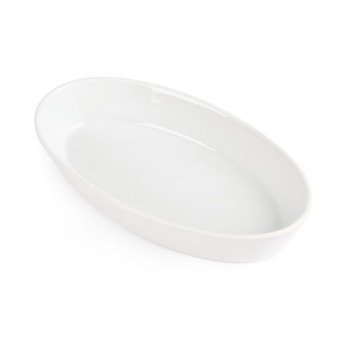 Olympia Whiteware Oval Sole Dishes 195 x 110mm (Pack of 6) - W418