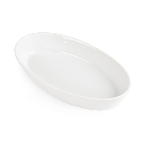 Olympia Whiteware Oval Sole Dishes 195x110mm (Pack of 6)