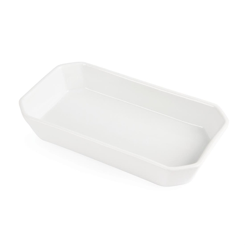 Olympia Whiteware Oblong Hors d'Oeuvre Dishes 235 x 122mm (Box of 6) - W438