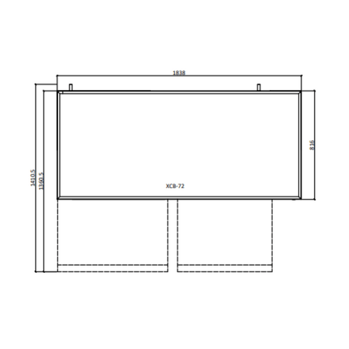 FED-X XCB-72 - Chef Base Refrigeratied Drawer Bench 453 Litres