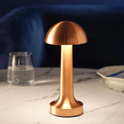 Tablekraft Thea Cordless LED Table Lamp 90x210mm - Brushed Copper - 1000121