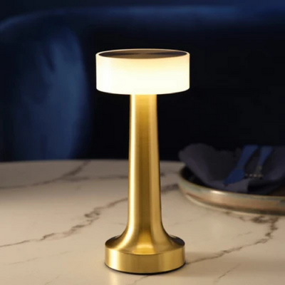 Tablekraft Aura Cordless LED Table Lamp 90x205mm - Brushed Brass - 1000130