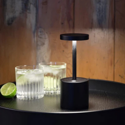 Tablekraft Charlotte Cordless LED Table Lamp 200mm - Oxide Black - 1000142