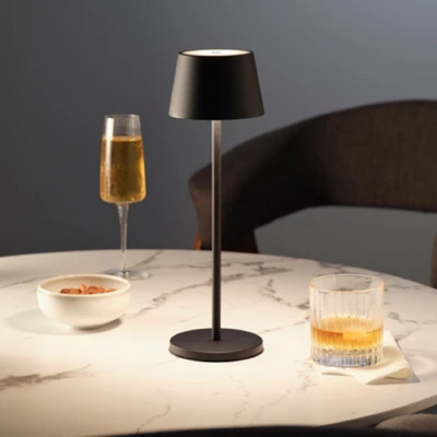 Tablekraft Amelia Cordless LED Table Lamp 110x350mm - Paint Black - 1000192