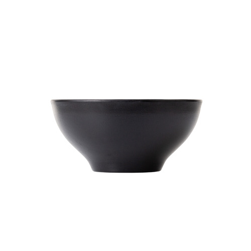 Coucou Melamine Dual Colour Round Bowl 15cm - White & Black - 11BW15WB
