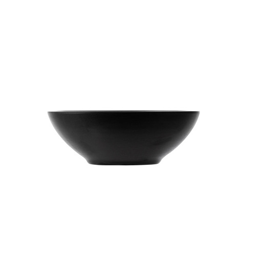 CouCou Dual Colour Round Bowl 16cm - Black & Black - 11BW16BK1