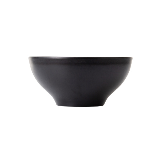 Coucou Melamine Dual Colour Round Bowl 16.5cm - White & Black - 11BW16WB