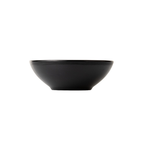 Coucou Melamine Dual Colour Round Bowl 16cm - White & Black - 11BW16WB1