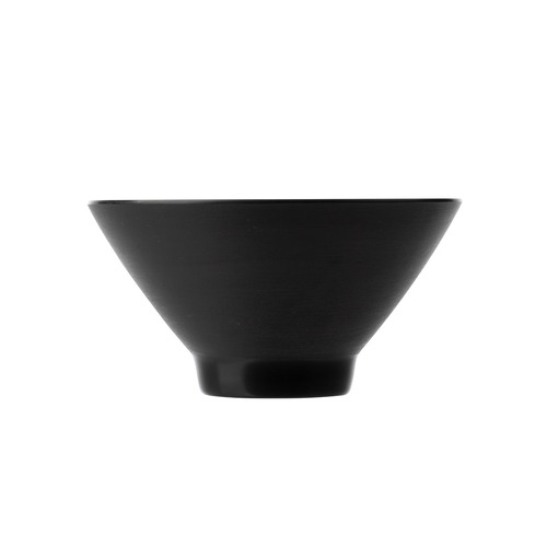 CouCou Dual Colour V-Shape Round Bowl 17.8cm - Black & Black - 11BW17BK1
