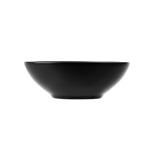 CouCou Dual Colour Round Bowl 18.7cm - Black & Black - 11BW18BK