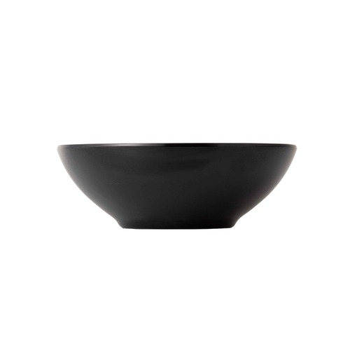 Coucou Melamine Dual Colour Round Bowl 18.7cm - White & Black - 11BW18WB