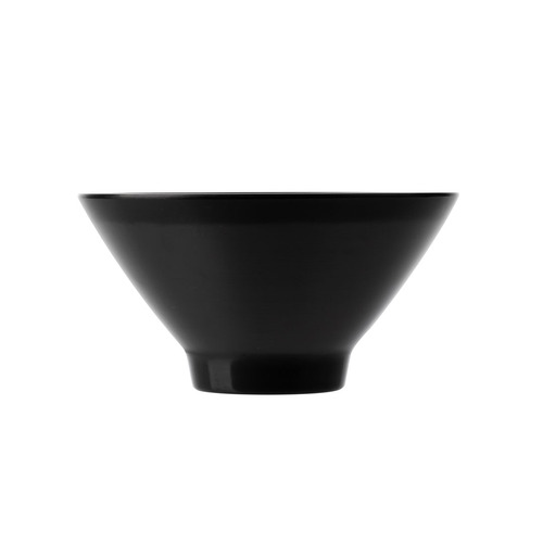 CouCou Dual Colour V-Shape Round Bowl 20.5cm - Black & Black - 11BW20BK