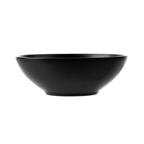 CouCou Dual Colour Round Bowl 21cm - Black & Black - 11BW21BK1