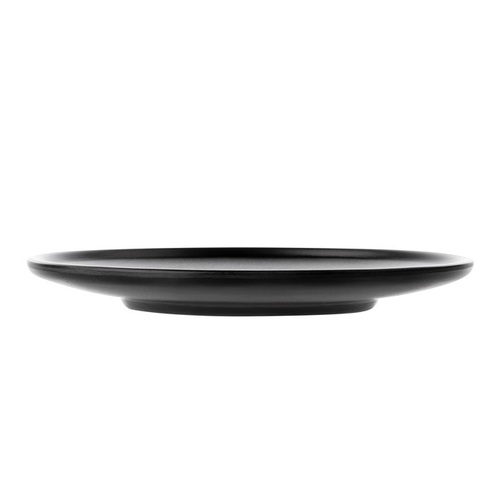 CouCou Dual Colour Round Plate 16.7cm - Black & Black - 11PL16BK