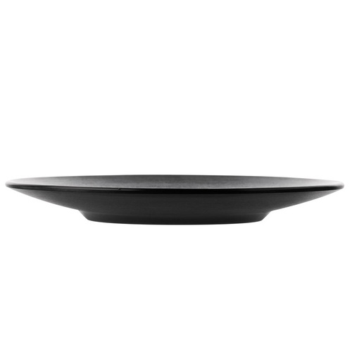 CouCou Dual Colour Round Plate 20.5cm - Black & Black - 11PL20BK