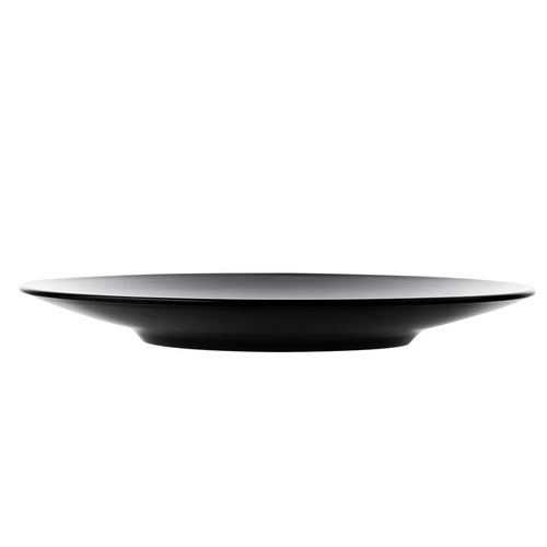 CouCou Dual Colour Round Plate 23cm - Black & Black - 11PL23BK