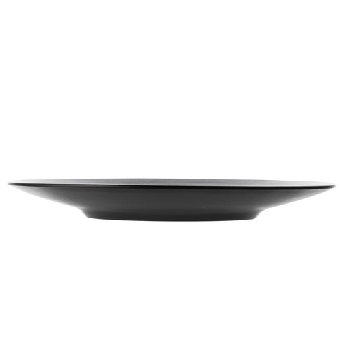 CouCou Dual Colour Round Plate 25cm - Black & Black - 11PL25BK