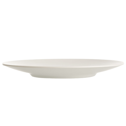 Coucou Melamine Dual Colour Round Plate 25.5cm - White & White - 11PL25WW