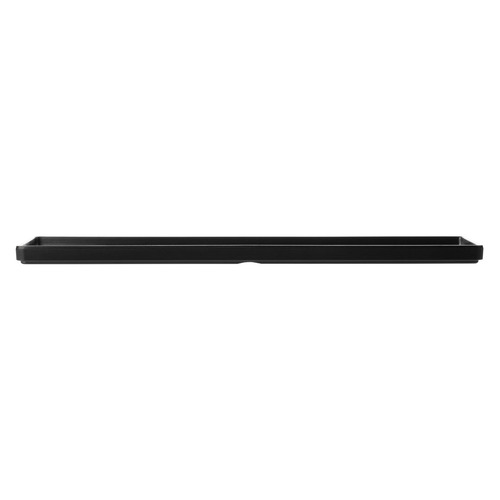 CouCou Dual Colour Rect. Plate 50x18cm - Black & Black - 12PL50BK