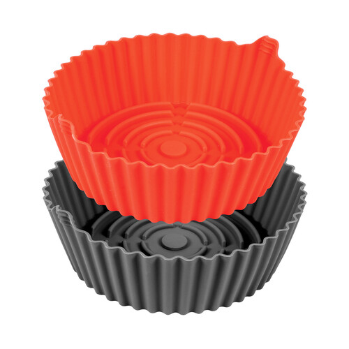 Avanti Airfryer Round Silicone Insert - Set of 2 23.5 x 22 x 7.5cm - 13926