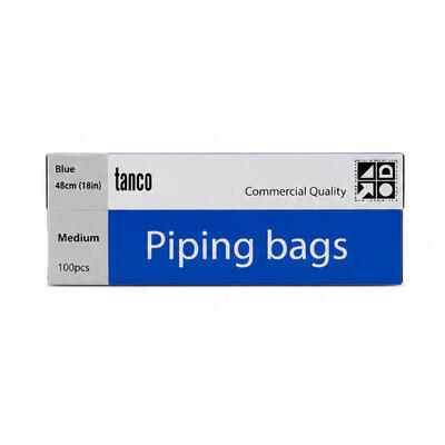 Piping Bags Disposable Medium 48cm / 18inch - Box of 100 - 2T-PIPINGMED