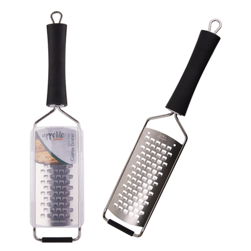 Appetito Stainless Steel Razor Plane Wide Grater - Coarse - 3311-3