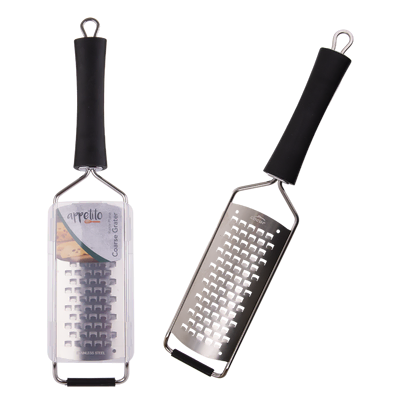 Appetito Stainless Steel Razor Plane Wide Grater - Coarse - 3311-3