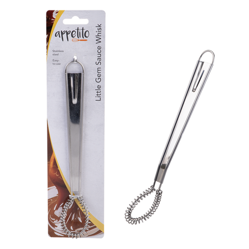 Appetito Stainless Steel Little Gem Sauce Whisk - 3592