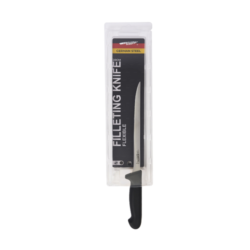 Kharve Filleting Knife Flexible 20cm Black - 48271_KH