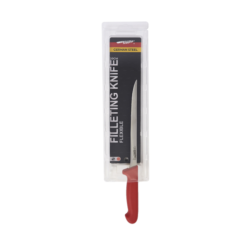 Kharve Filleting Knife Flexible 20cm Red - 48274_KH
