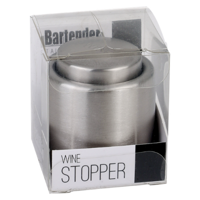 Bartender Stainless Steel Wine Stopper - 7138