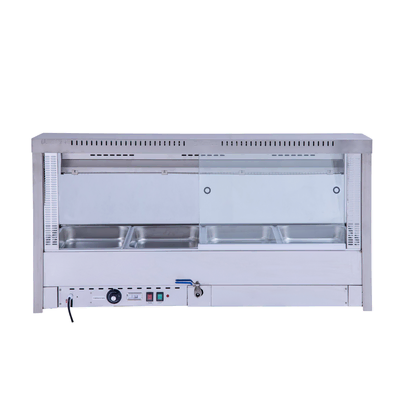 Bonvue BM14SC - Square Countertop Wet and Dry Bain Marie - 2 x 4 - BM14SC