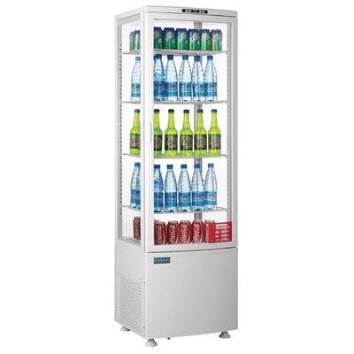 Polar CB509-A C-Series Curved Door Display Fridge White 235Ltr - CB509-A