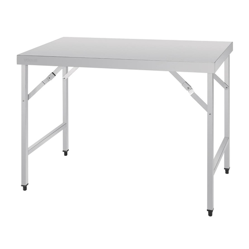 Vogue Stainless Steel Folding Table 1200mm - CB905