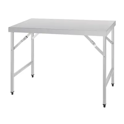Vogue Stainless Steel Folding Table 1200mm - CB905