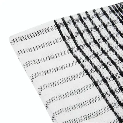 Wonderdry Tea Towels Black & White 762x508mm (Pack of 10) - CC597