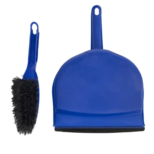 Jantex Soft Dustpan & Brush Set - Blue - CC932