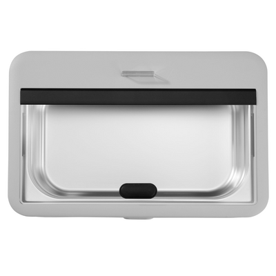 Uniq CDU0002 Commercial Electric Chafing Dish 1/1 GN - White Polypropylene - CDU0002