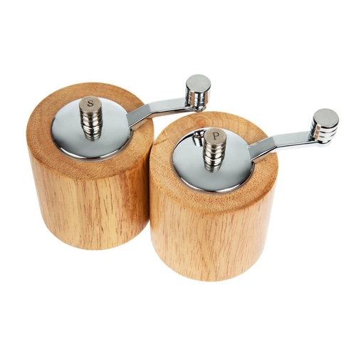 Olympia Bamboo Salt & Pepper Mill Grinder Set - CE246