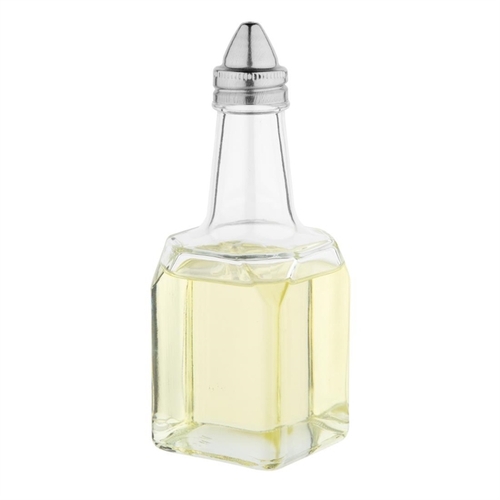 Oil/Vinegar Cruet Jar - Includes Lids (Box 12) - CE329