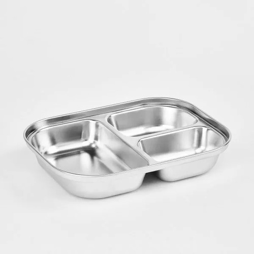 Cuitisan Infant 3 Compartment Food Tray 750ml Pink - CEC10-204P