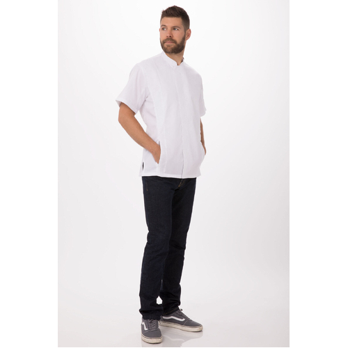 Bristol Signature Series Chef Jacket - White - CES02-WHT-S - CES02-WHT-S
