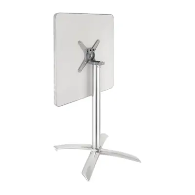 Bolero Flip-Top Square Table Stainless Steel 600mm - CG838