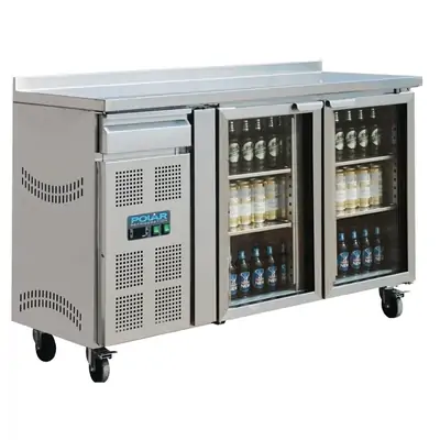 Polar CK490-A U-Series 2 Door Premium Bar Fridge 366Ltr - CK490-A