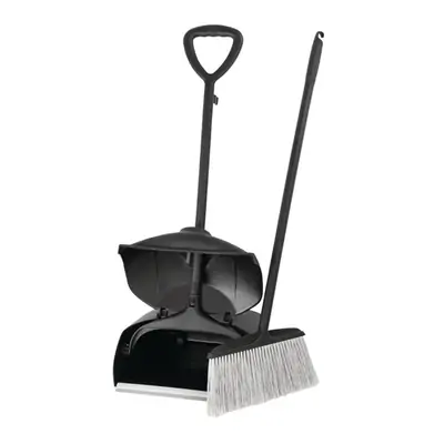 Jantex Lobby Dustpan & Brush Set - Black - CK851