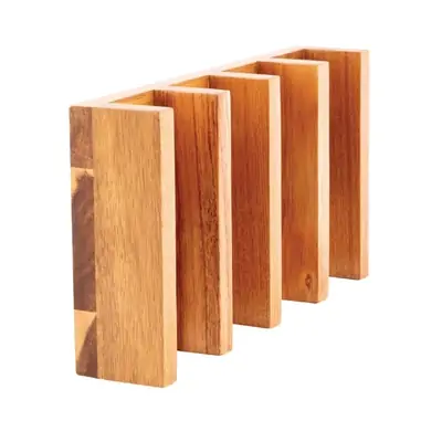 Olympia Acacia Wood Taco Stand - CK970