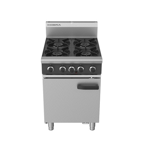 Cobra CR6D - Gas 4 Open Burners and Oven - CR6D