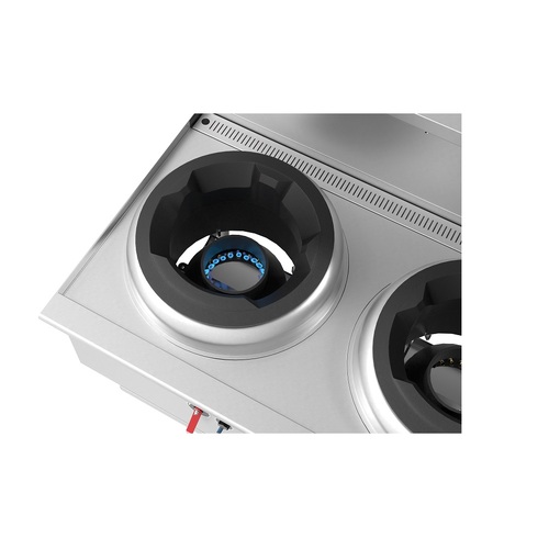 Cobra CW2H-DD - 2 Hole Gas Waterless Wok - Duckbill - CW2H-DD